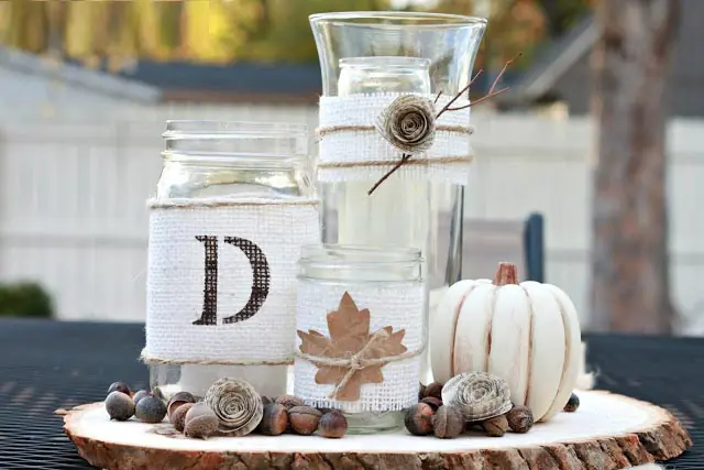 Rustic DIY Fall Centerpiece