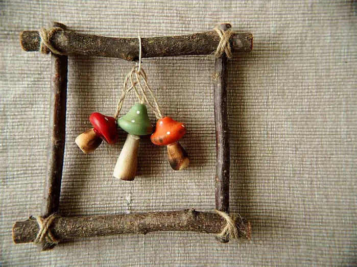 Twigs & Mushrooms DIY Fall Decor