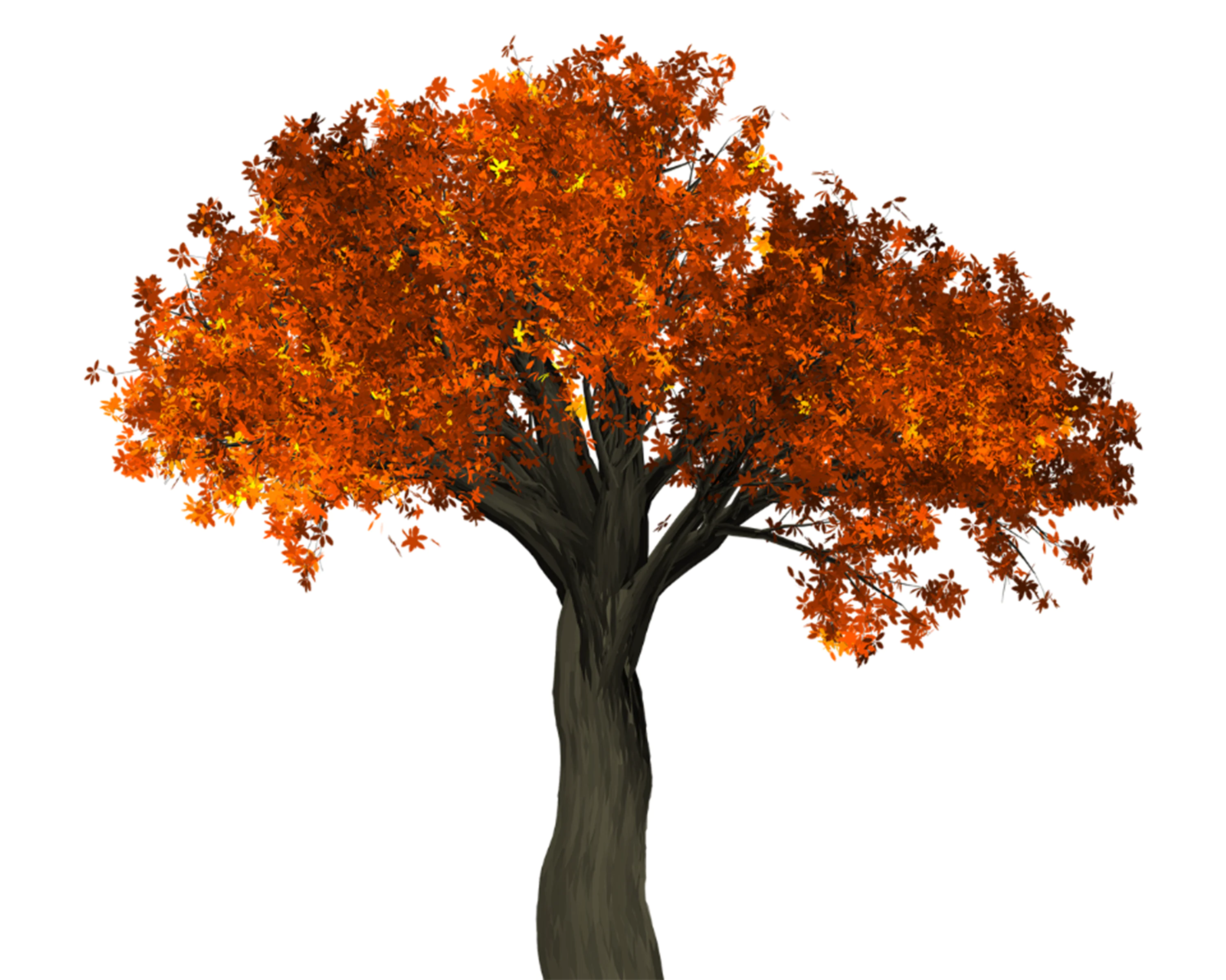 Free Fall Tree Decor Printable 10x8