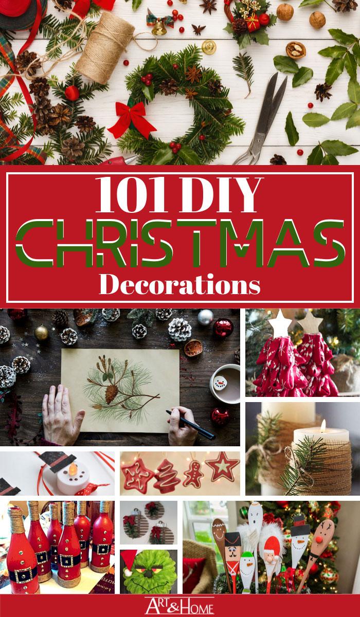 101 DIY Christmas Decorations & Decor Ideas | Art & Home