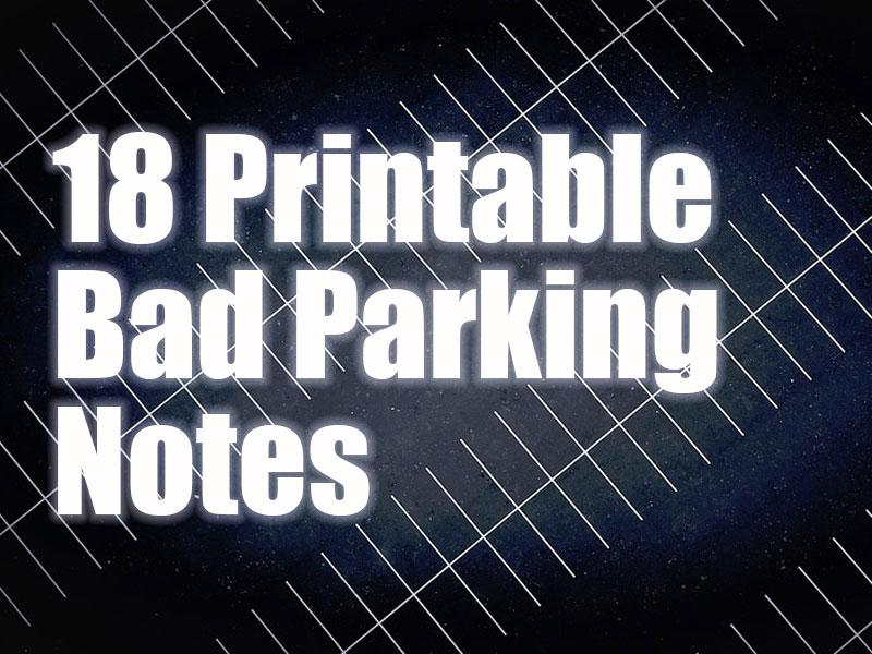printable-bad-parking-business-card-notes-art-home