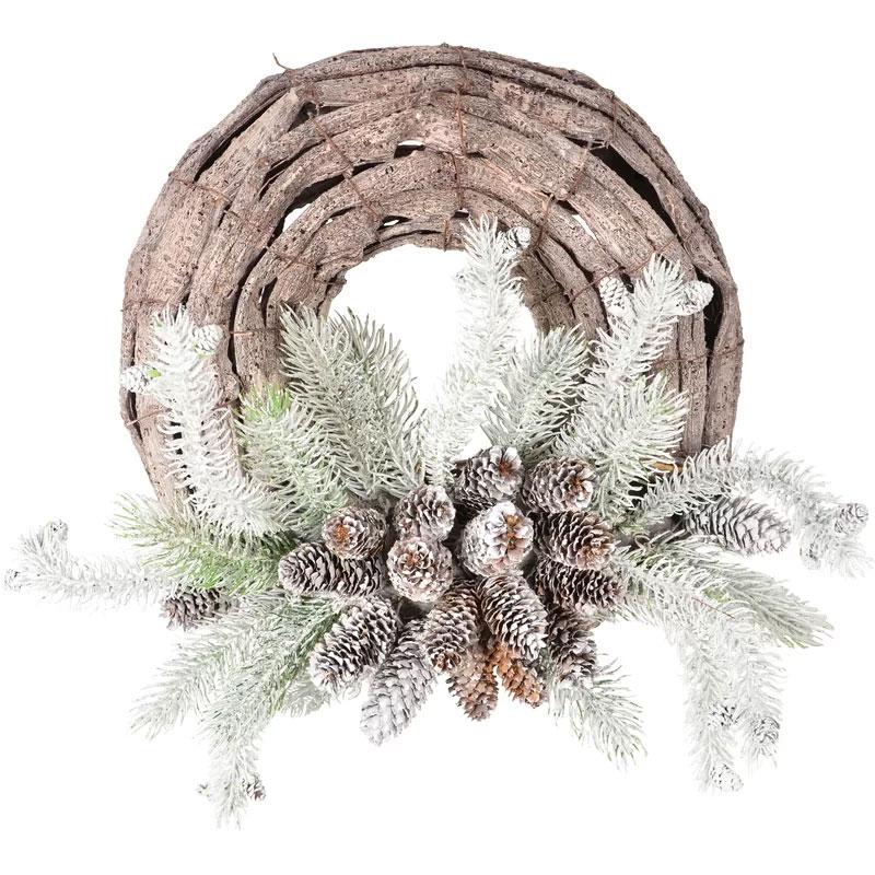 Snow Pine Wreath