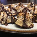 Dark Chocolate Covered Coconut Macaroons Recipe