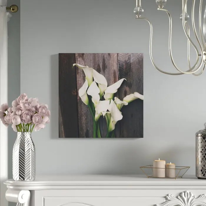 Calla Lilies by Olivia Joy Photographic Canvas Print
