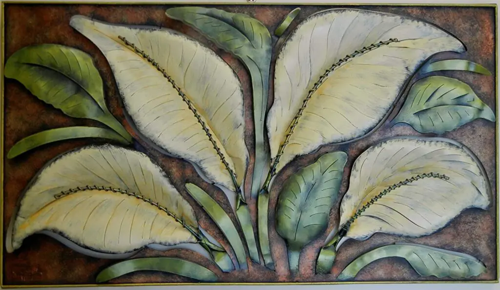 Calla Lily Metal Wall Art