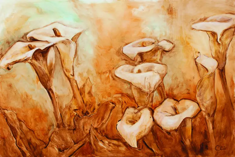 Consider the Lilies Limited Edition Giclee Painting Print
