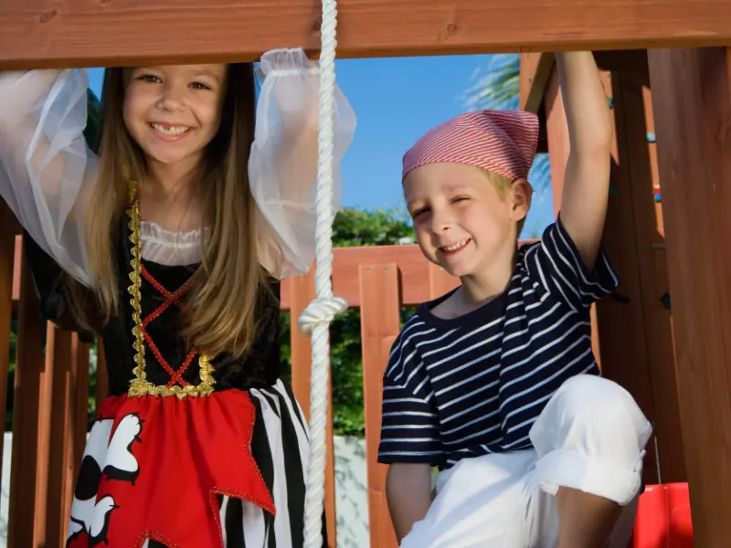 Make Believe Fun in an Outdoor Playhouse