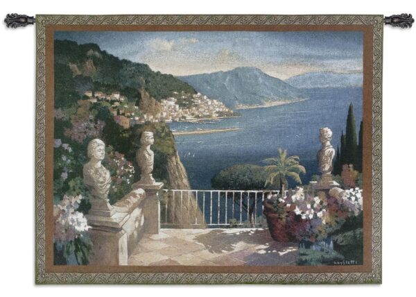 Amalfi Holiday by Max Hayslette | Waterscape Tapestry | 41 x 53