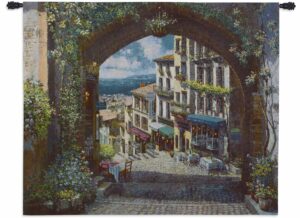 Arch de Cagnes | 46 x 53 | Woven Tapestry