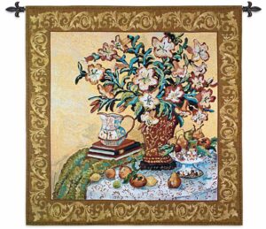 Asian Lilies | 53" x 53" | Tapestry Wall Hanging