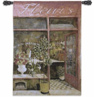 Au Bon Jardin | 38 x 53 | Woven Tapestry