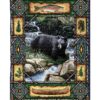 Bear Lodge | Rustic Tapestry Wall Hanging | 34 x 26