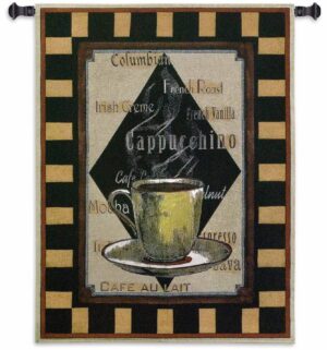 Cappuccino Time I | 35" x 45" | Tapestry Wall Decor