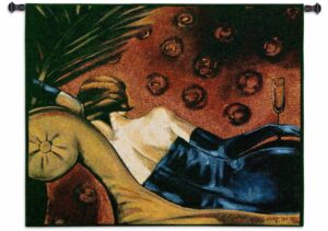 Champagne Lounge by Tricia Biddle | 32" x 26" | Tapestry