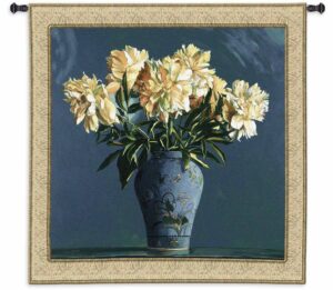 China Blue | 53" x 53" | Woven Tapestry