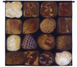Chocolate Box | 31 x 31 | Woven Hanging Tapestry