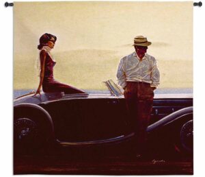 Coastal Drive | 51 x 52 | Woven Wall Tapestry