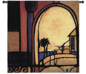 Exotic Retreat II | 53" x 53" | Wall Tapestry