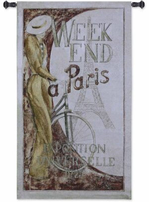 Exposition Universelle | 30" x 53" | Wall Tapestry
