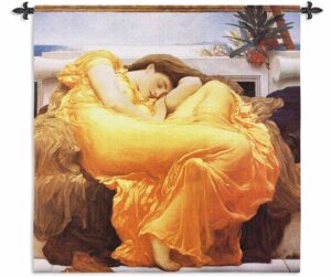 Flaming June | 53" x 53" | Woven Wall Tapestry