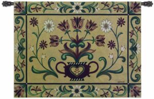 Floral Heritage | 53" x 40" | Woven Tapestry