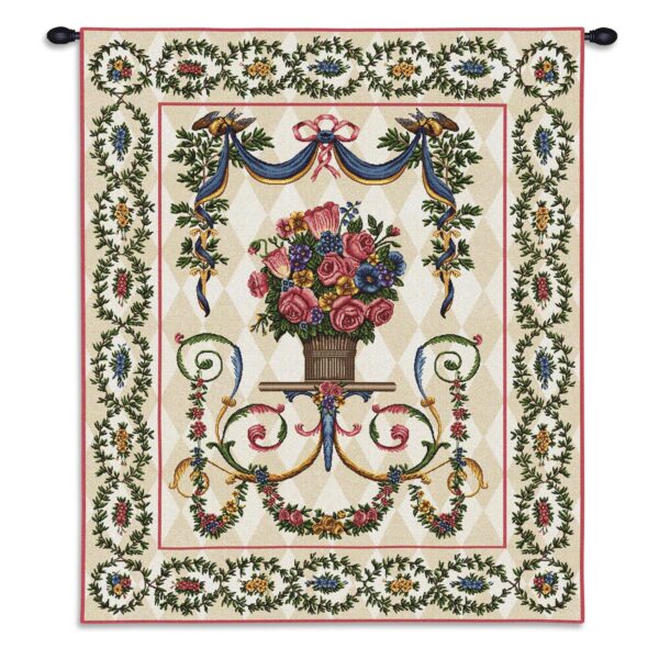 Floral Majesty French Country Wall Tapestry
