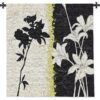 Floral Silhouette | Contemporary Floral Wall Tapestry | 44 x 42