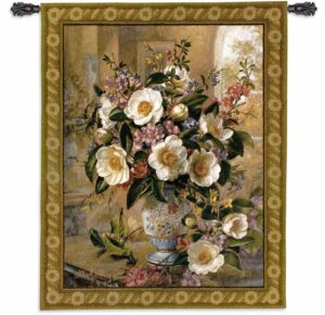 Floral Whimsy | 40" x 53" | Tapestry Wall Hanging