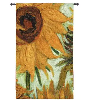 Flowers Of The Sun Tapestry Wall Hanging Vincent Van Gogh