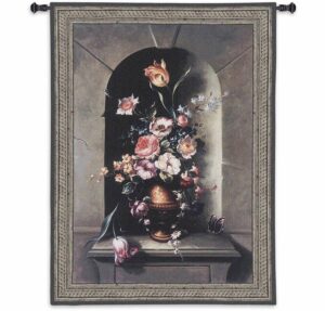 Flowers of Antiquity I | 39" x 53" | Tapestry Wall Decor
