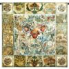 Garden Celebrations | Woven French Country Tapestry | 44 x 44