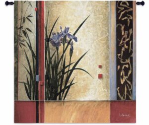 Garden Gateway | 53" x 53" | Woven Wall Tapestry