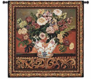 Gena's Vase | 53" x 53" | Woven Tapestry