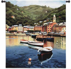 Harbor at Last Light | 42" x 53" | Wall Tapestry