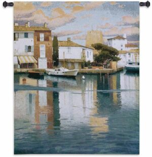 Harbor at Morning Light | 44" x 53" | Wall Tapestry