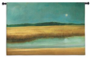 Harvest Moon | Contemporary Woven Tapestry | 35 x 53