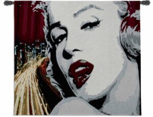 Hollywood Lights (Marilyn Monroe) | 38 x 43 | Woven Hanging Tapestry