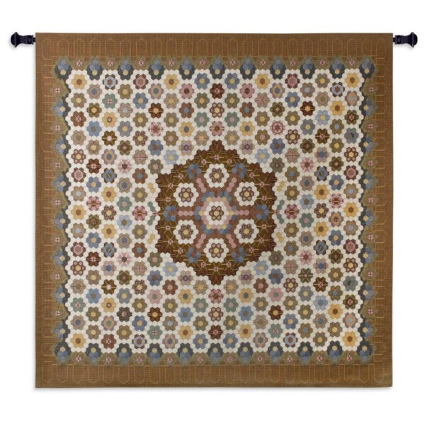 Honeycomb Quilt Tapestry Wall Hanging