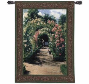 In The Garden | 40" x 53" | Tapestry Wall Decor