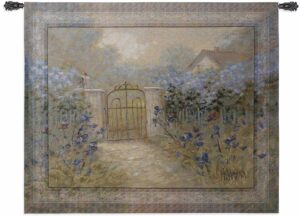 Iris Gate | 53" x 45" | Woven Tapestry