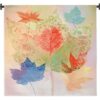 Leaf Chrome | Contemporary Tapestry | 53 x 53