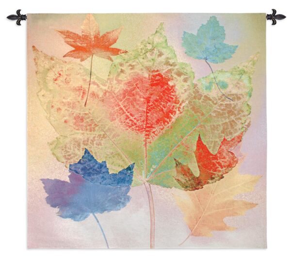 Leaf Chrome | Contemporary Tapestry | 53 x 53