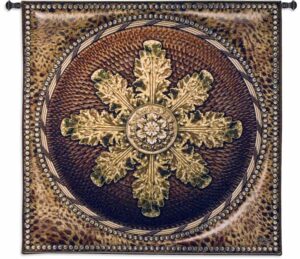 Leopard Rosette | 45" x 45" | Wall Tapestry