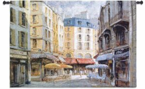 Les Parasoles | 53" x 38" | Woven Tapestry