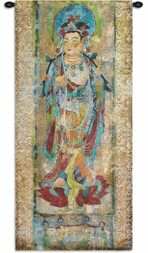 Lotus I | 24" x 50" | Woven Hanging Tapestry