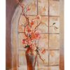 Magnolia Arch I | Woven Floral Tapestry Wall Hanging | 53 x 34