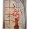 Magnolia Arch II | Woven Floral Tapestry Wall Hanging | 53 x 34