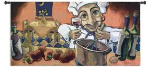 Maurice (The Chef) by Will Rafuse | 53" x 37" | Wall Tapestry