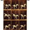 Maybridge Jumping Horse | Equestrian Wall Tapestry | 46 x 53
