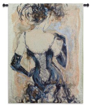 My Fair Lady II by Karen Dupre | Glam Female Wall Tapestry | 53 x 43